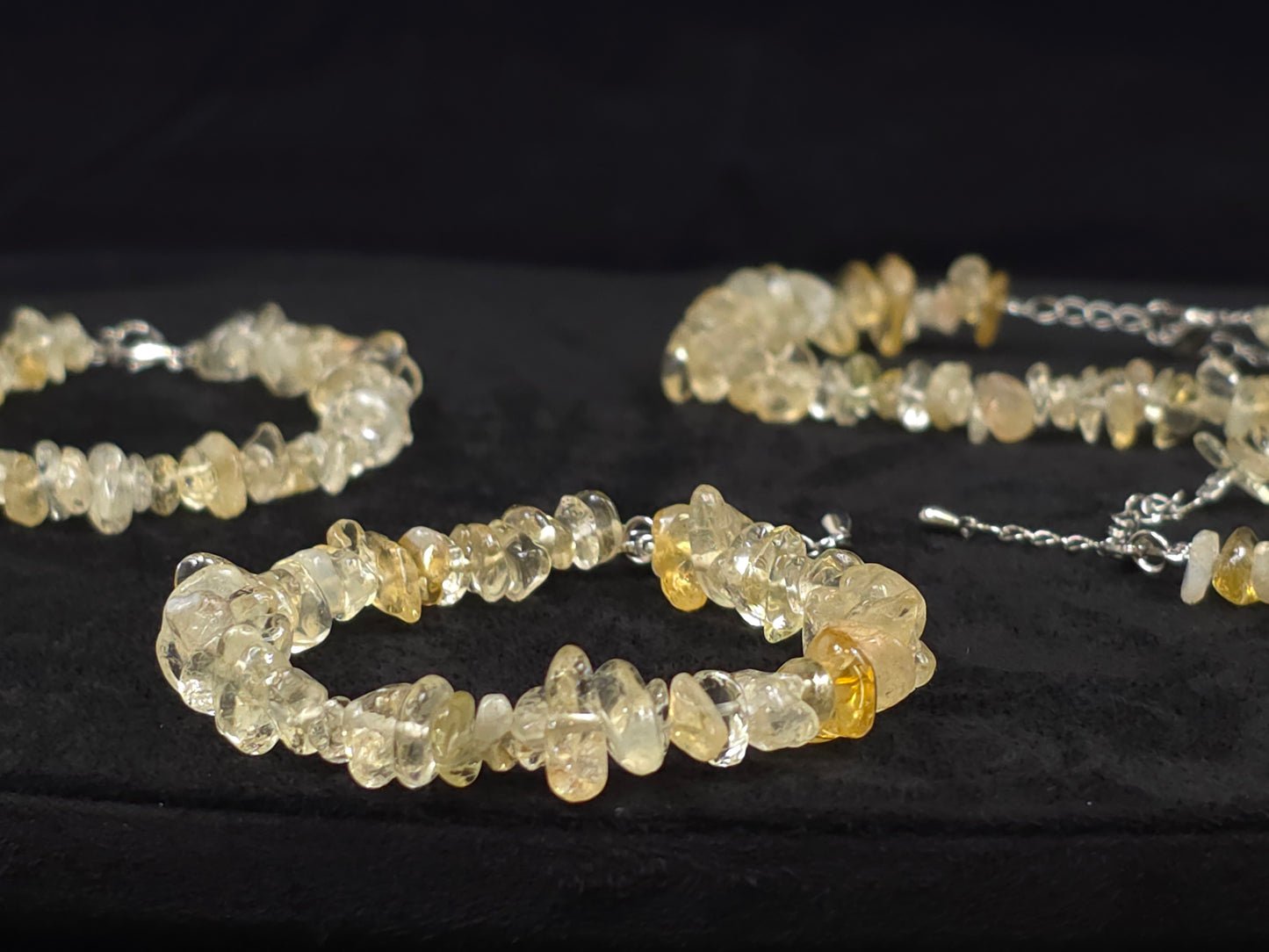 Citrine Chip Bracelet