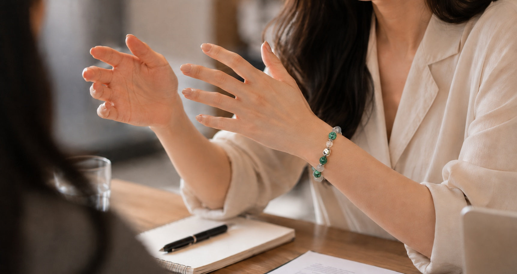 How to Stay Composed at Work: The Crystal Bracelet for Calm, Clear Responses