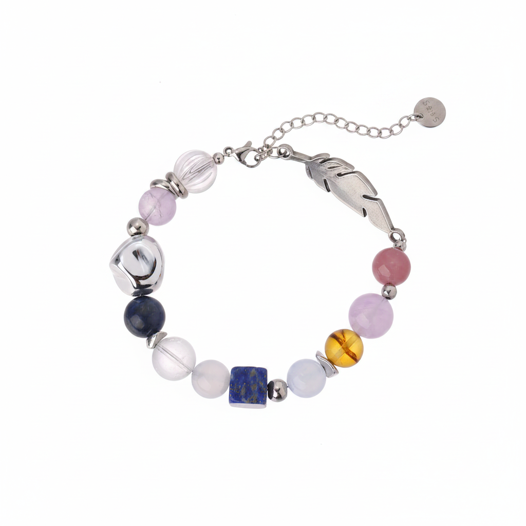 The Anchor | Sodalite · Blue Lace Agate · Amber