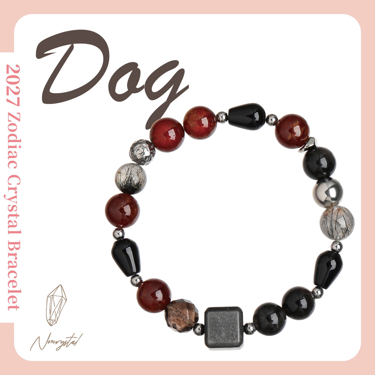 2027 DOG ZODIAC CRYSTAL BRACELET