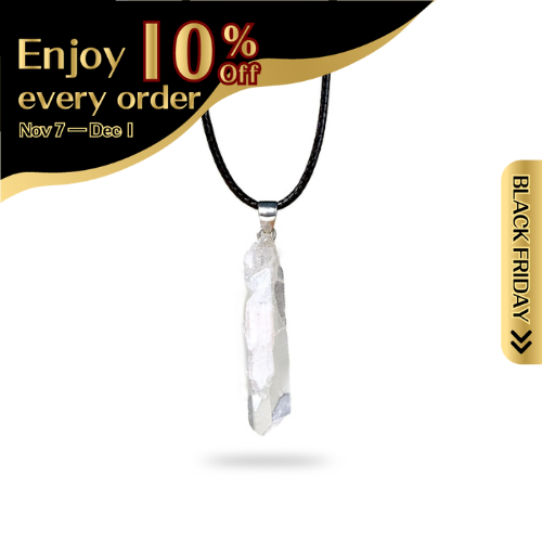 Clear Quartz Point Necklace