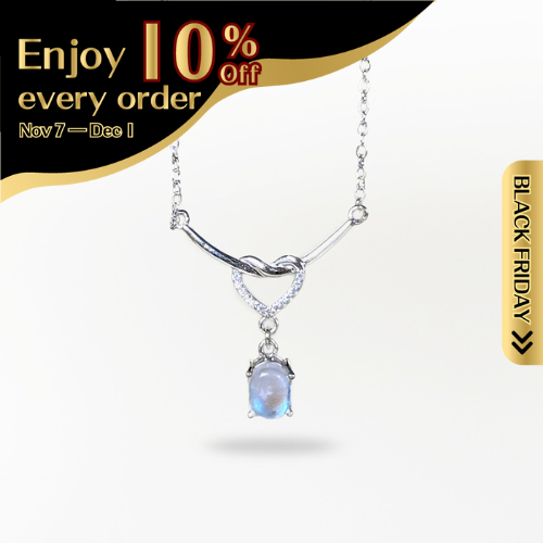 Blue Moonstone Necklace