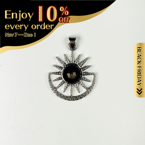 Golden Obsidian Pendant