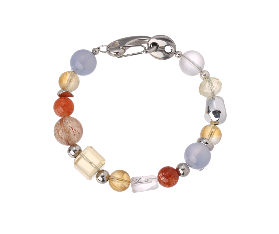 Golden Hour | Copper Rutilated Quartz · Citrine · Sunstone