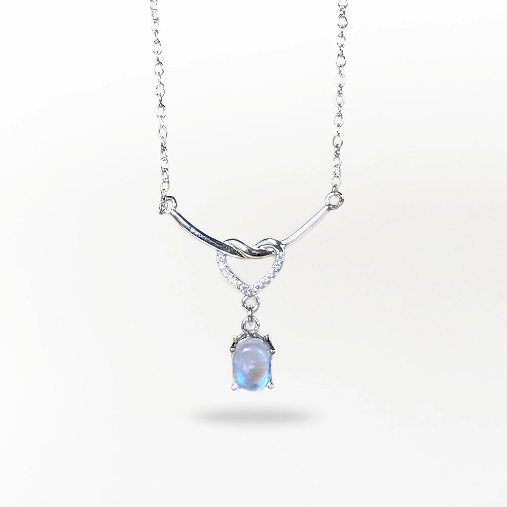 Blue Moonstone Necklace