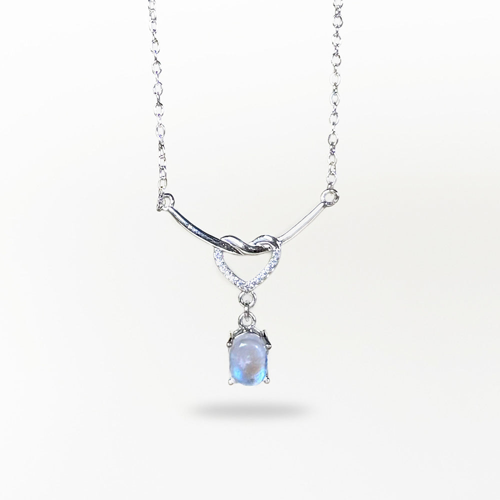 Blue Moonstone Necklace