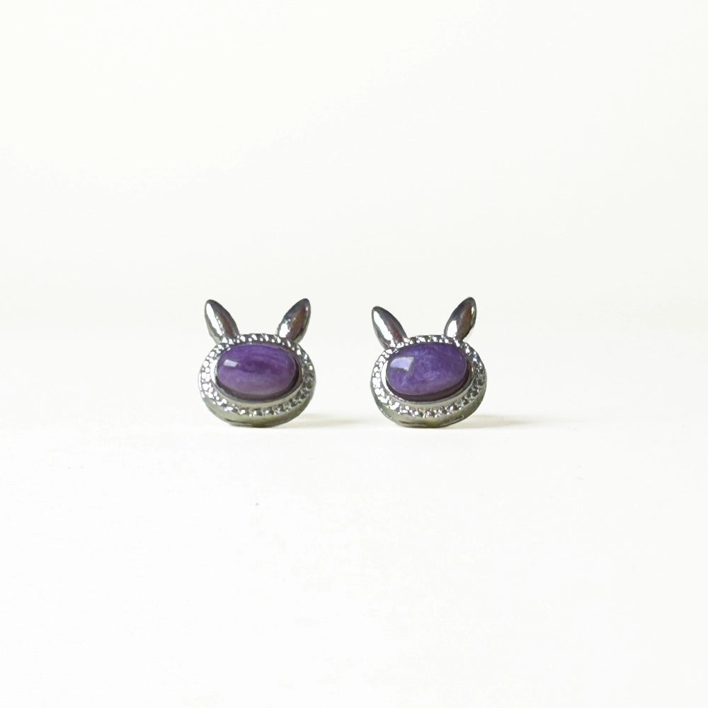 Charoite Earrings