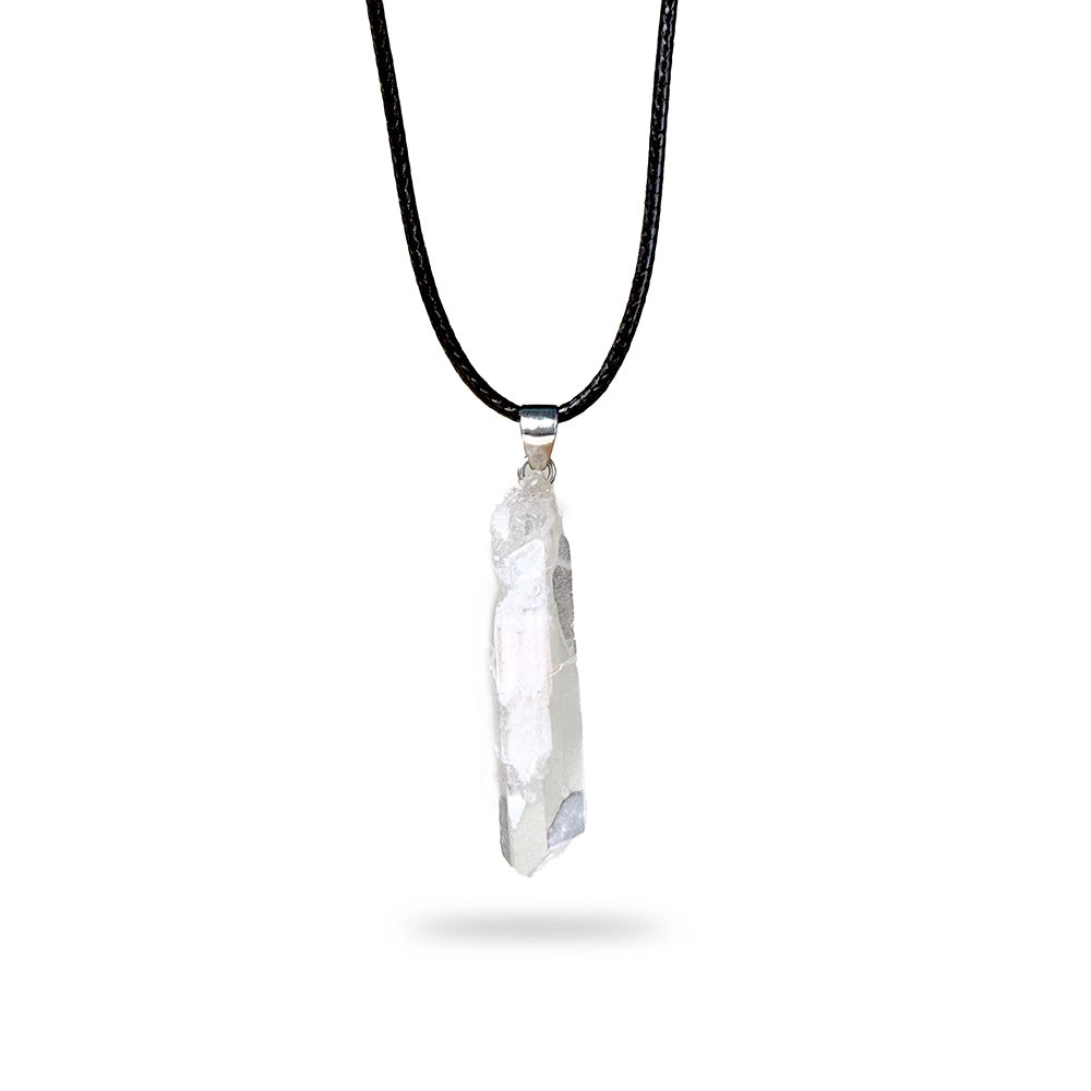 Clear Quartz Point Necklace