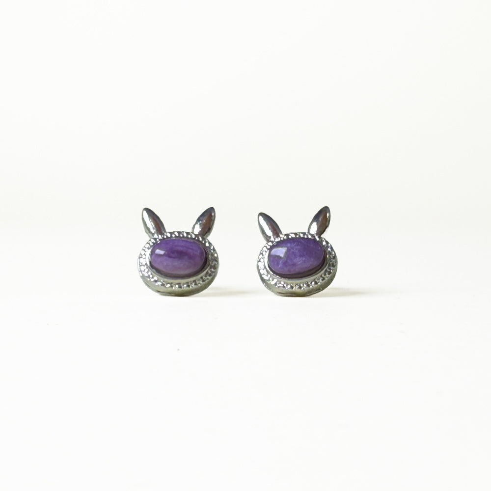 Charoite Earrings