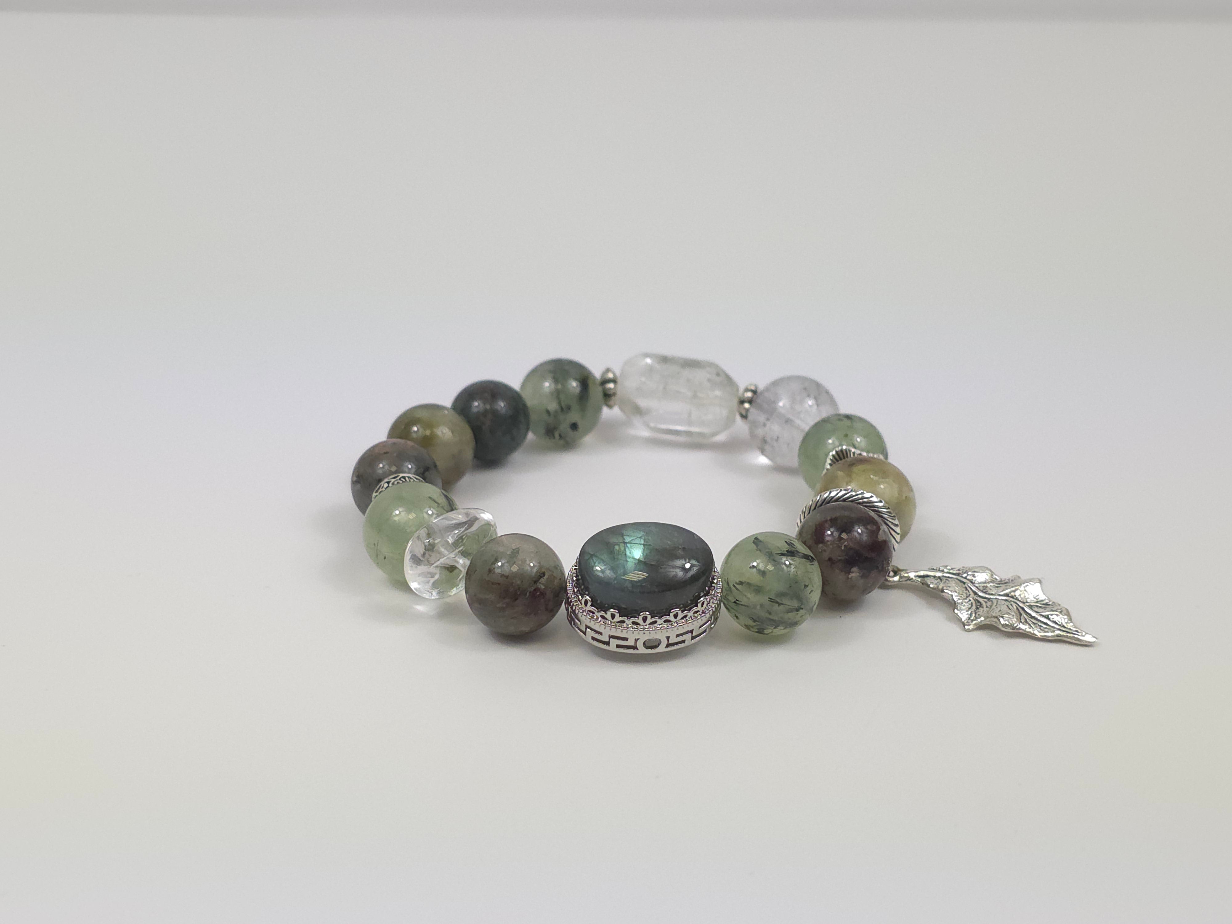 Verdant Whisper – Green Crystal Design