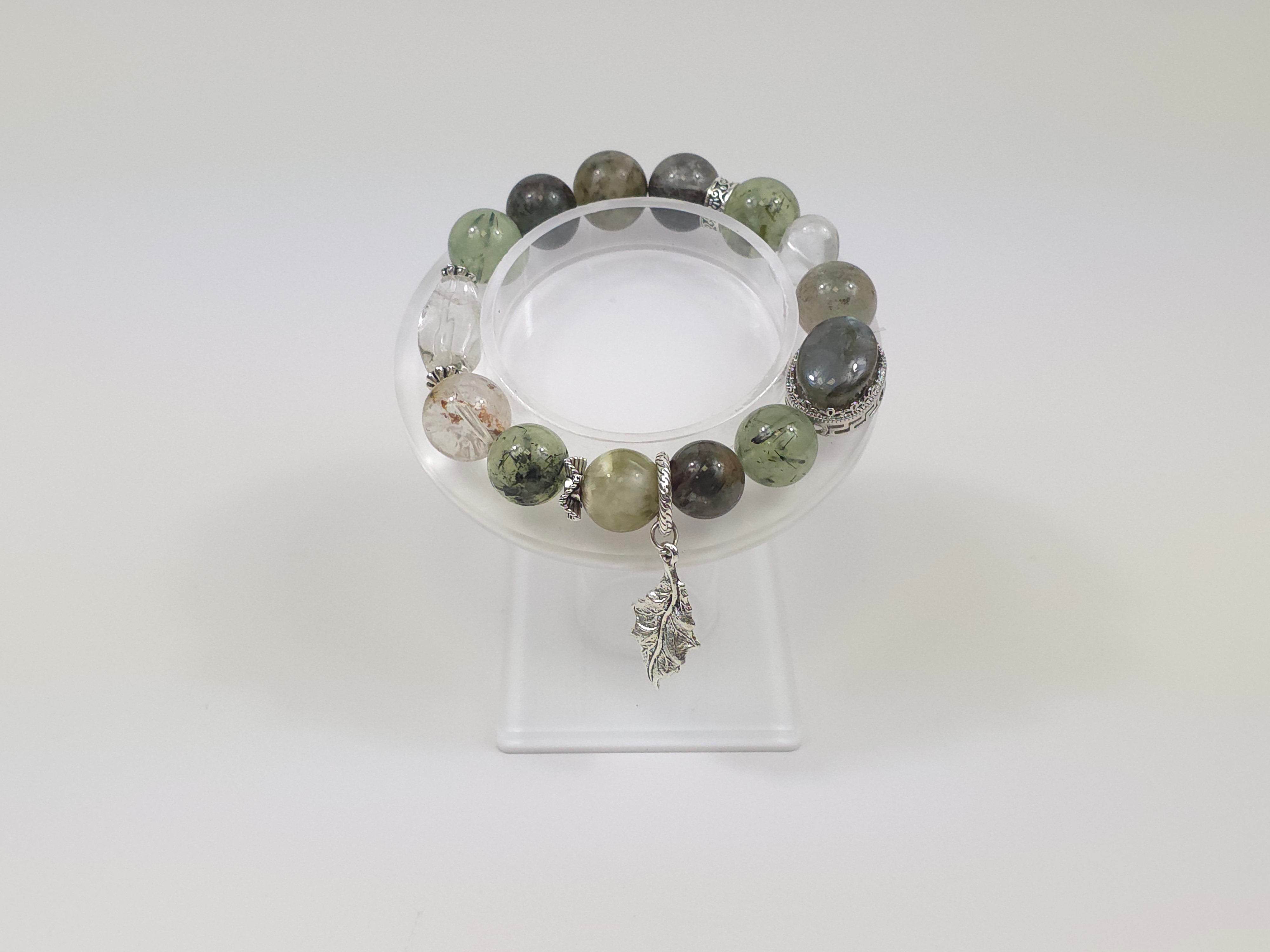 Verdant Whisper – Green Crystal Design