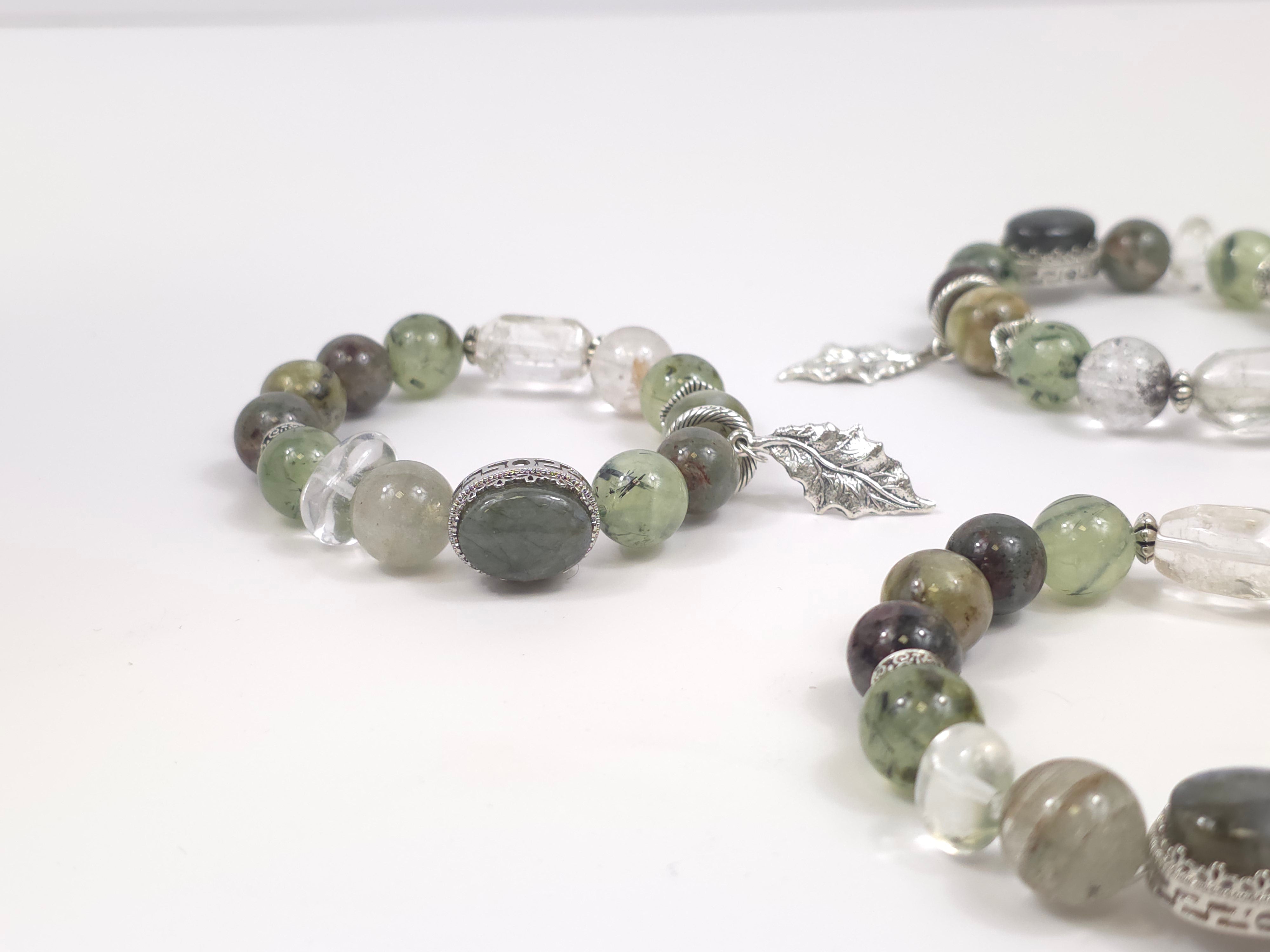 Verdant Whisper – Green Crystal Design