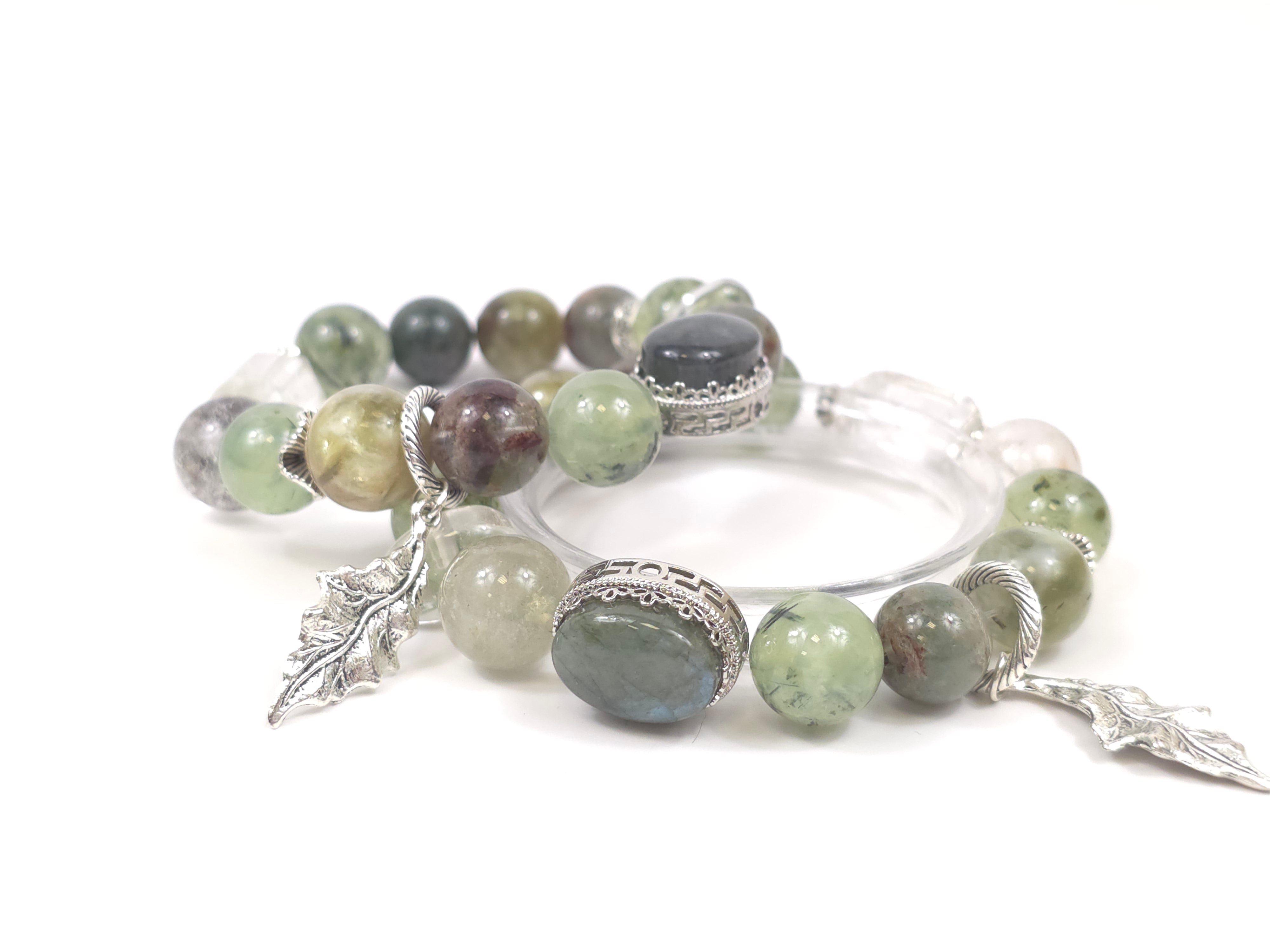 Verdant Whisper – Green Crystal Design