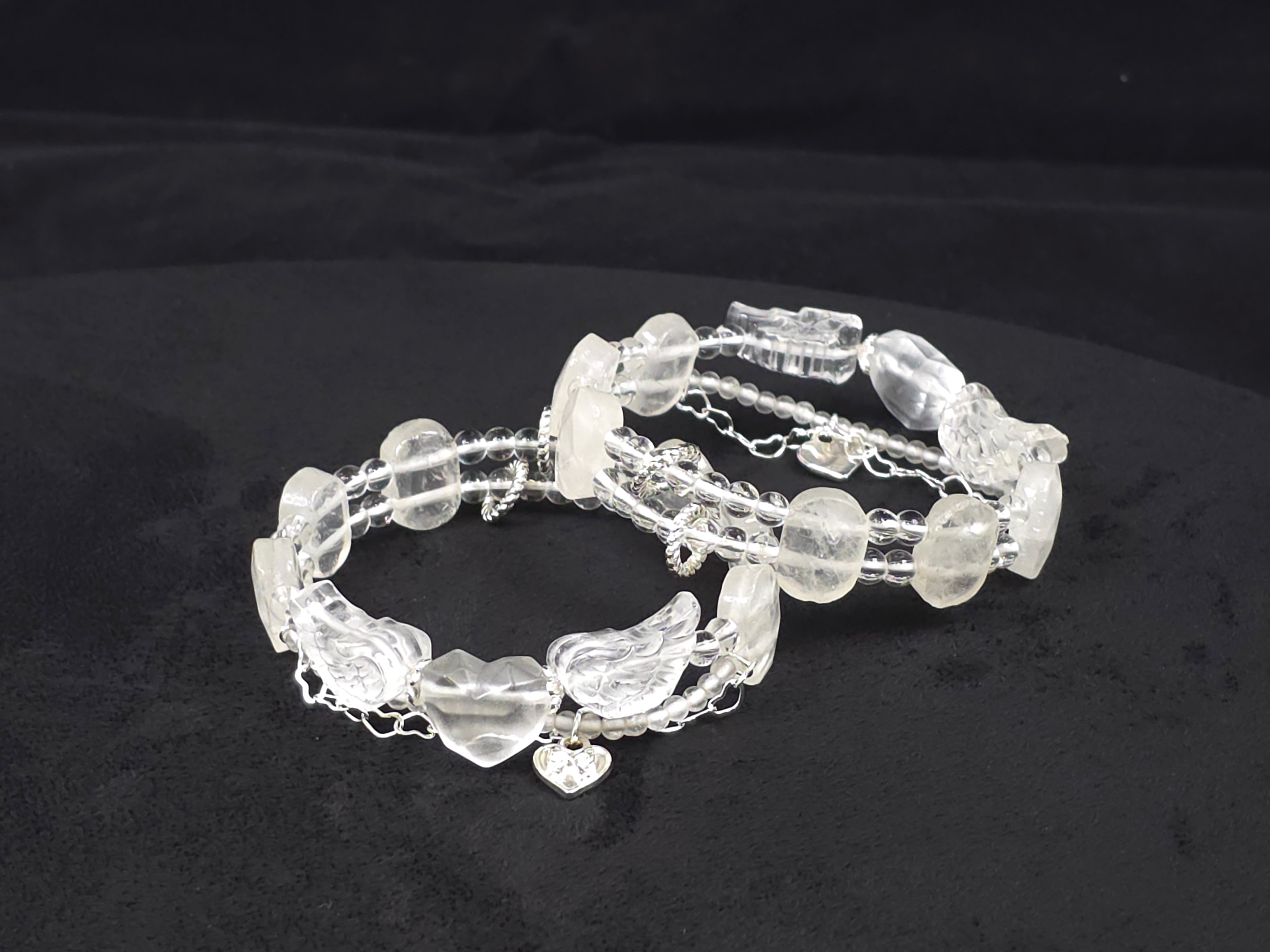 Angel’s Embrace – White Crystal Design