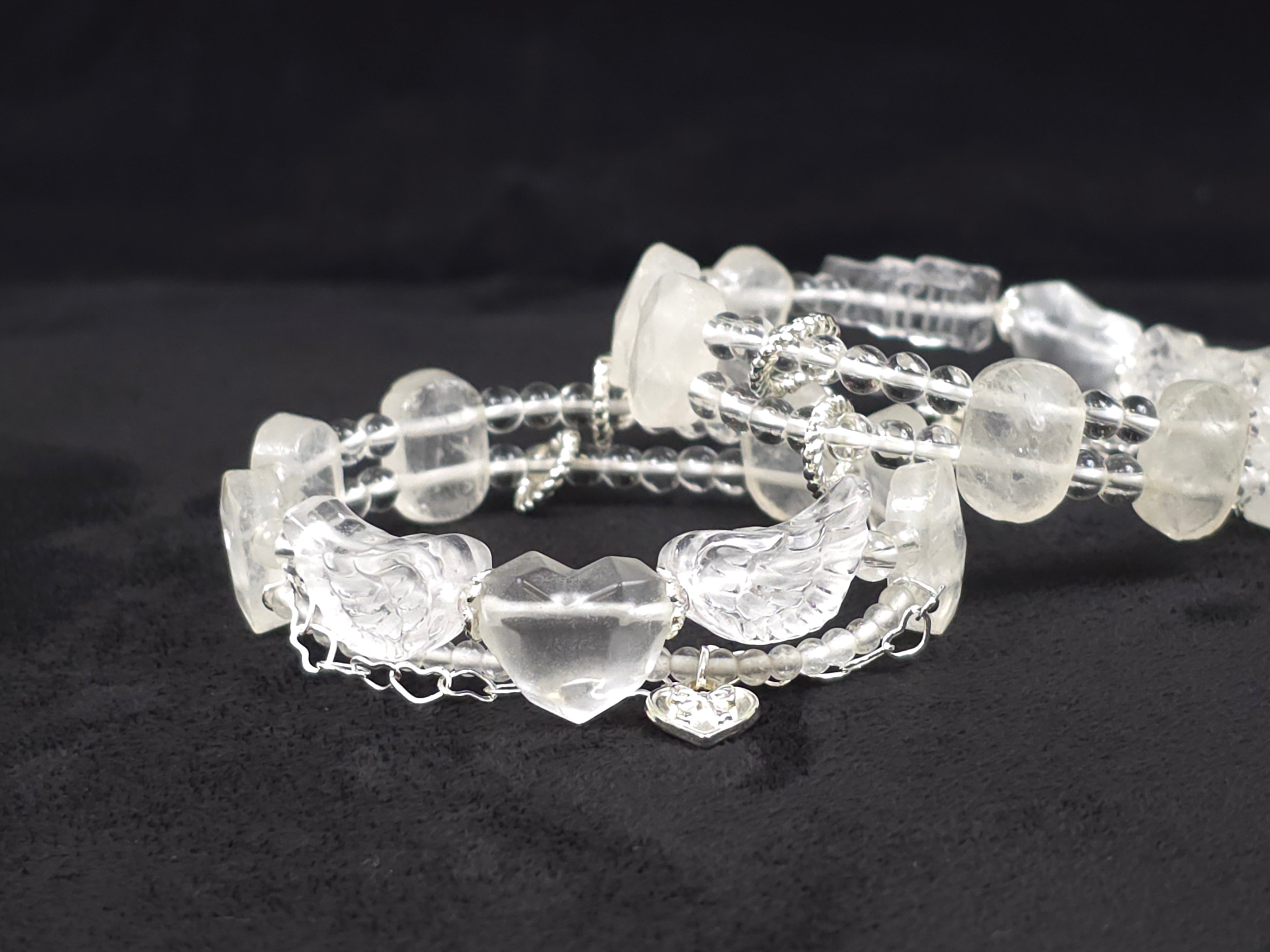 Angel’s Embrace – White Crystal Design
