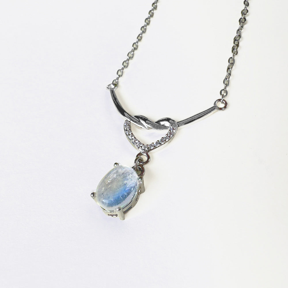 Blue Moonstone Necklace