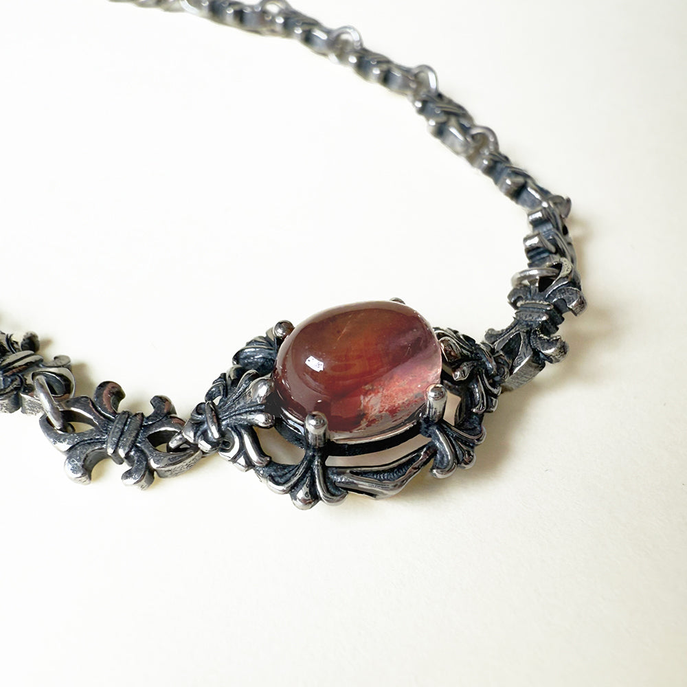 Fire Quartz Chain Bracelet