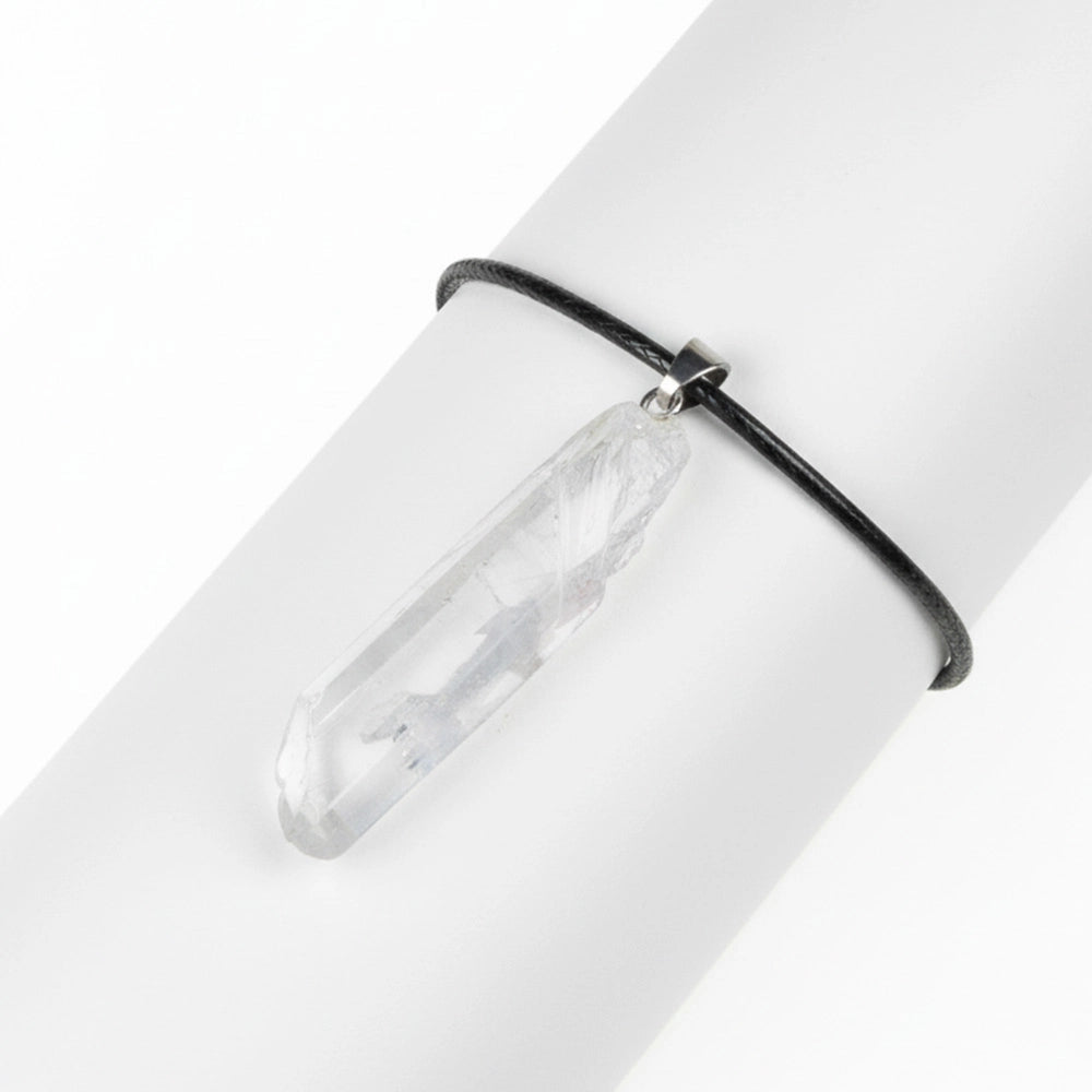 Clear Quartz Point Necklace