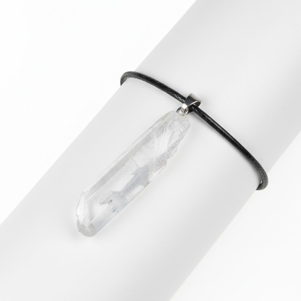 Clear Quartz Point Necklace