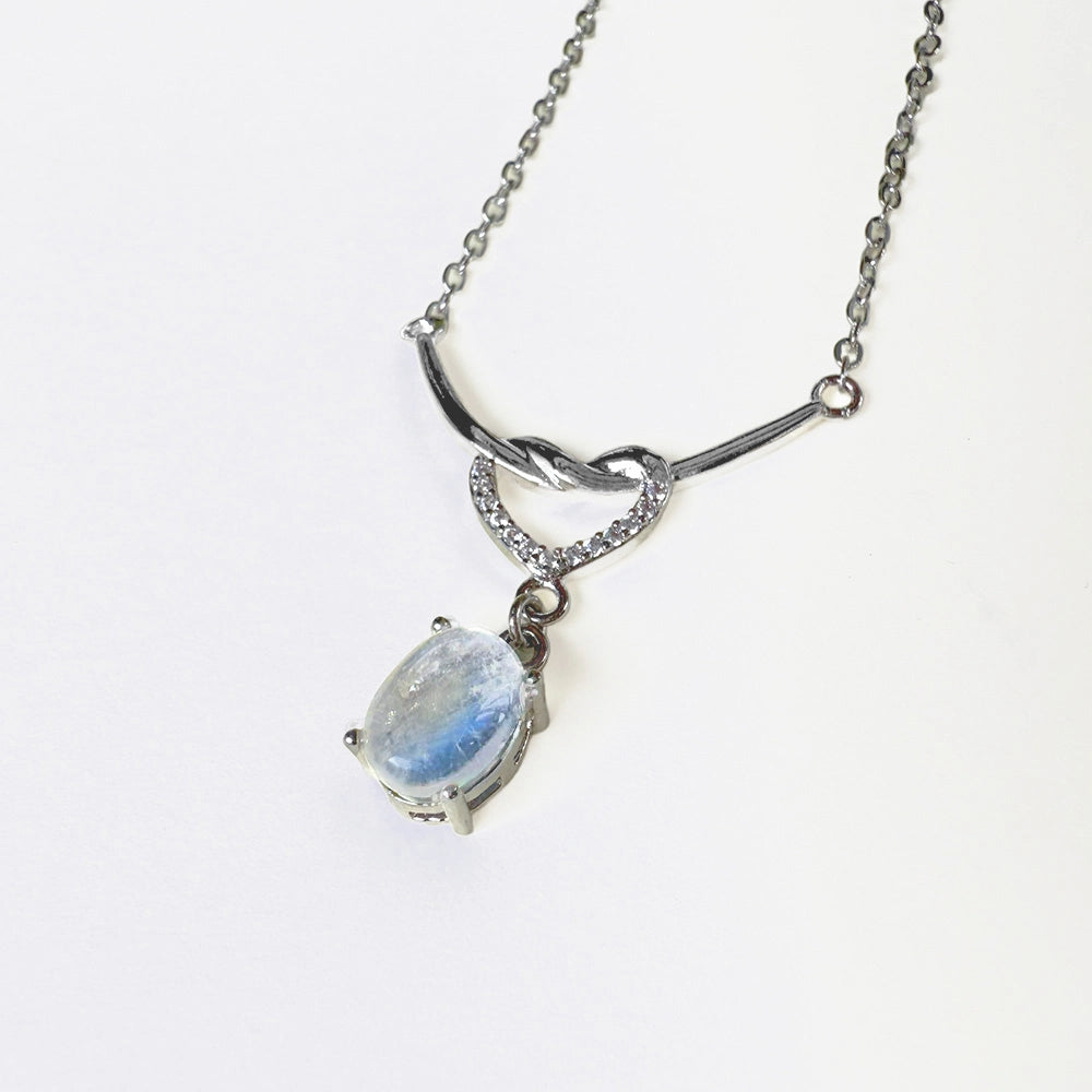 Blue Moonstone Necklace