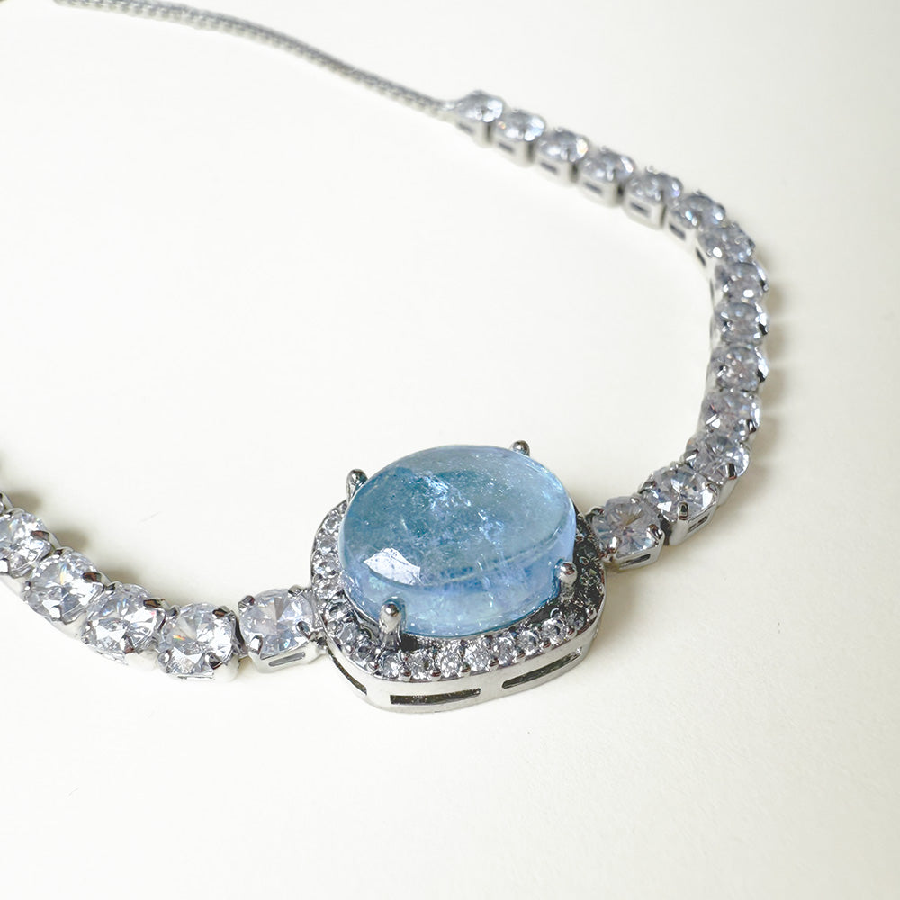 Aquamarine Adjustable Bracelet