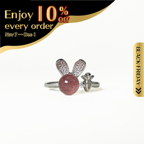 Strawberry Quartz Ring