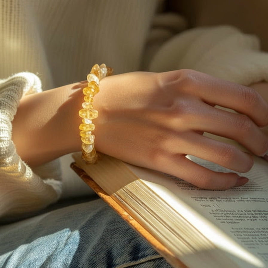 Citrine Chip Bracelet