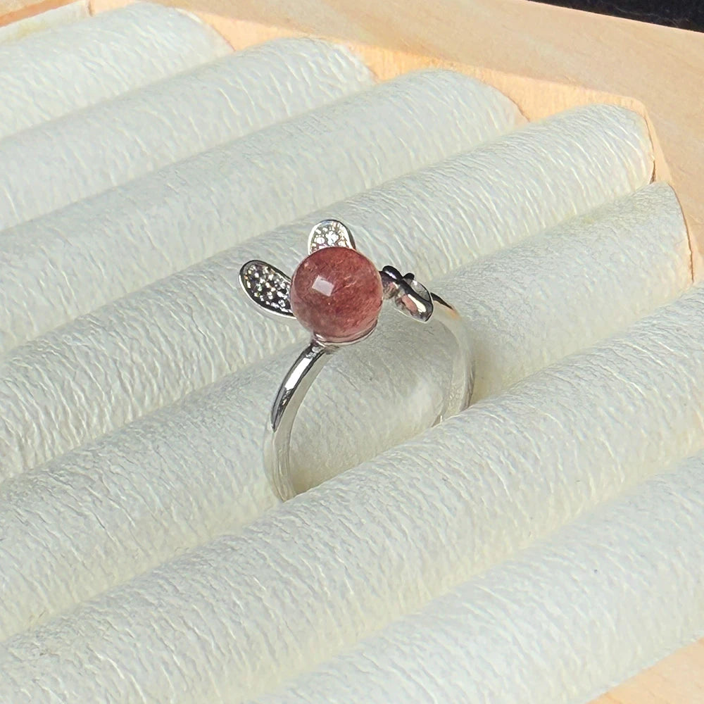 Strawberry Quartz Ring