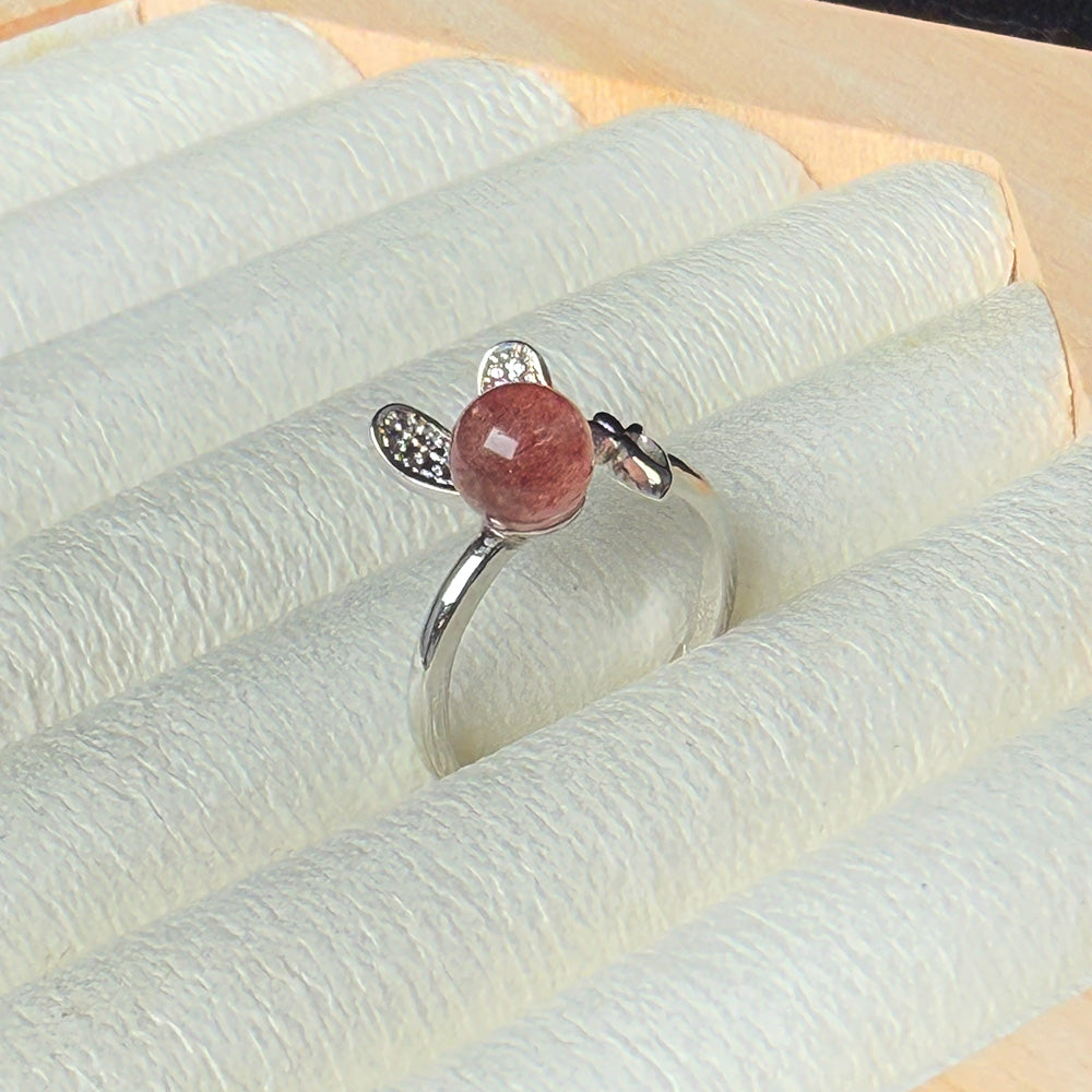 Strawberry Quartz Ring