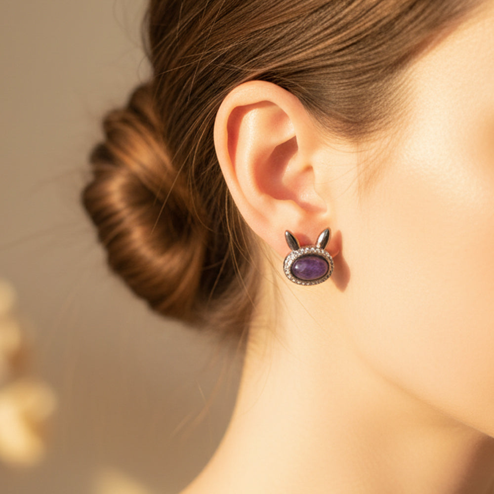 Charoite Earrings
