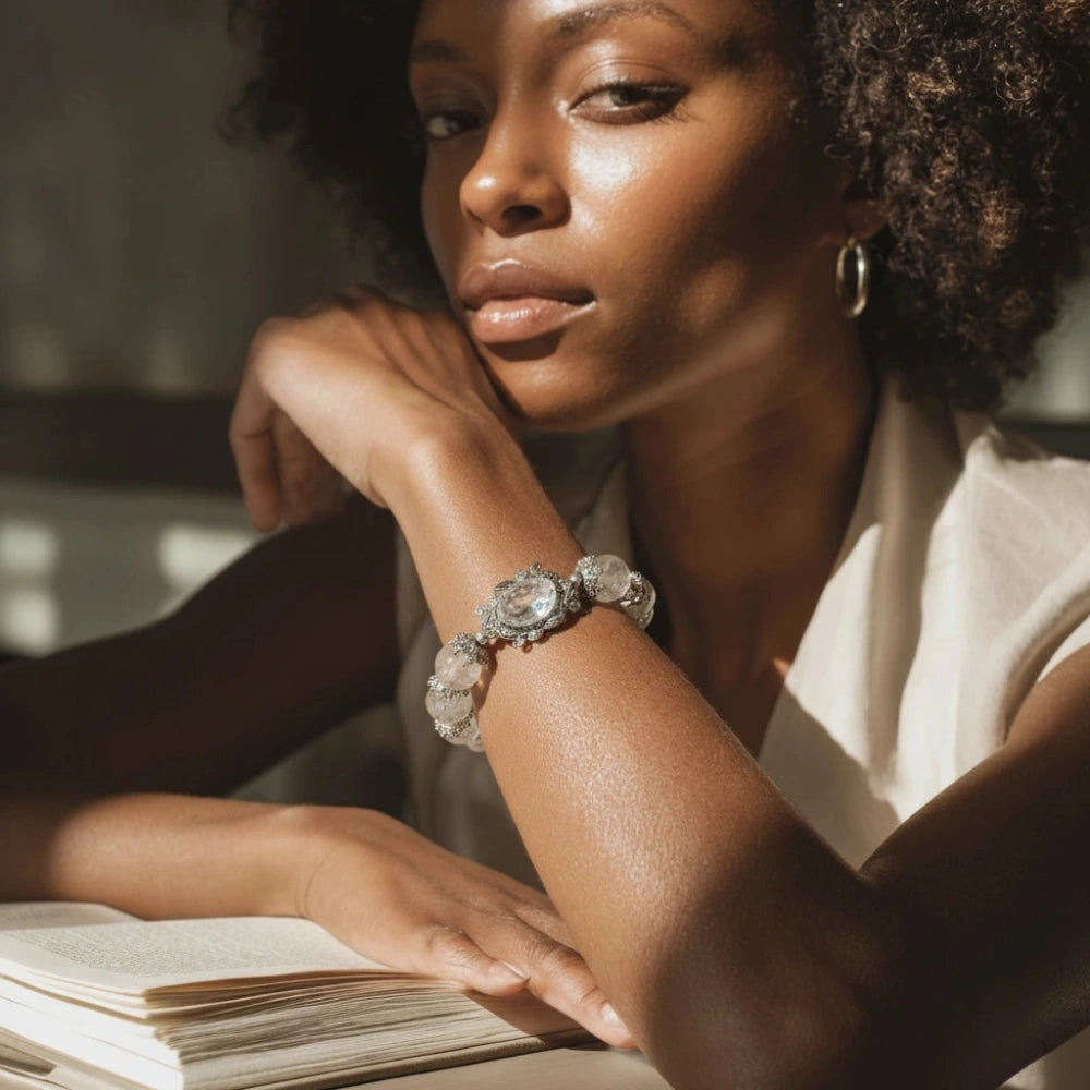 Energy Plus - Shining Diamond Quartz Bracelet