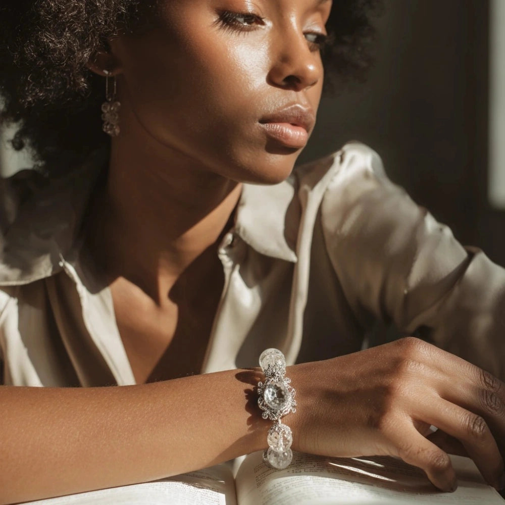 Energy Plus - Shining Diamond Quartz Bracelet