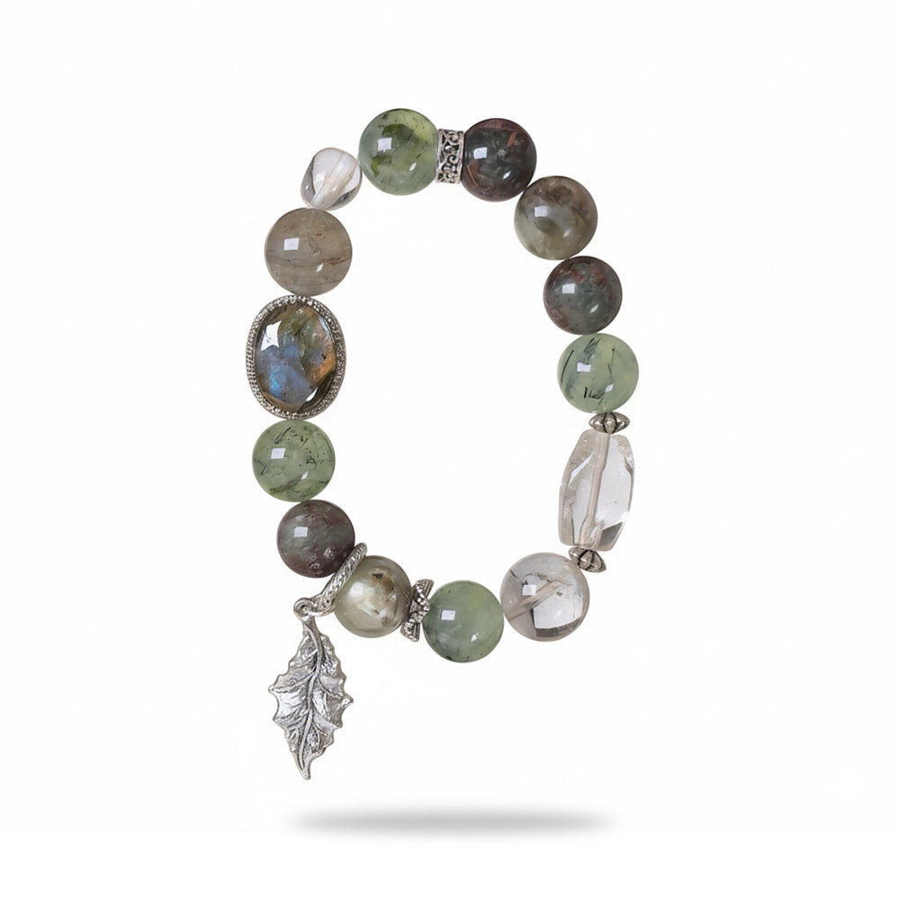 Verdant Whisper – Green Crystal Design