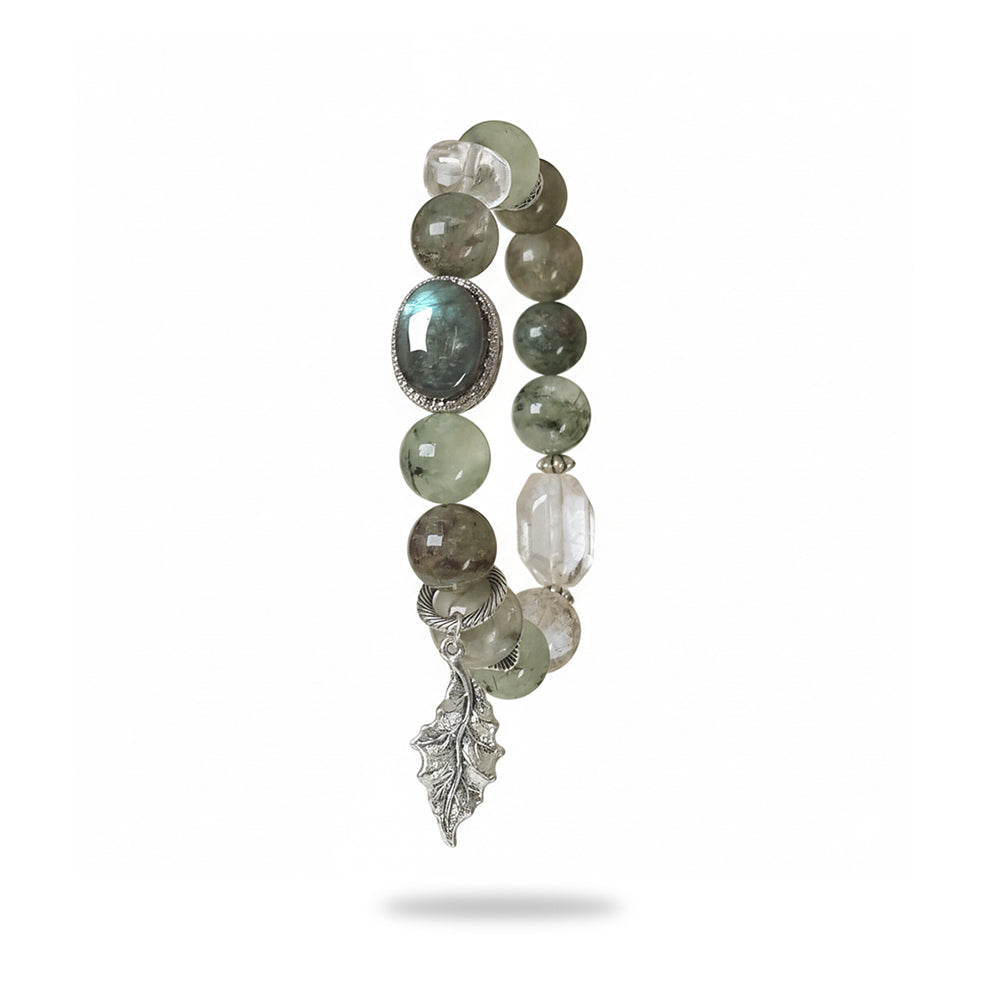 Verdant Whisper – Green Crystal Design