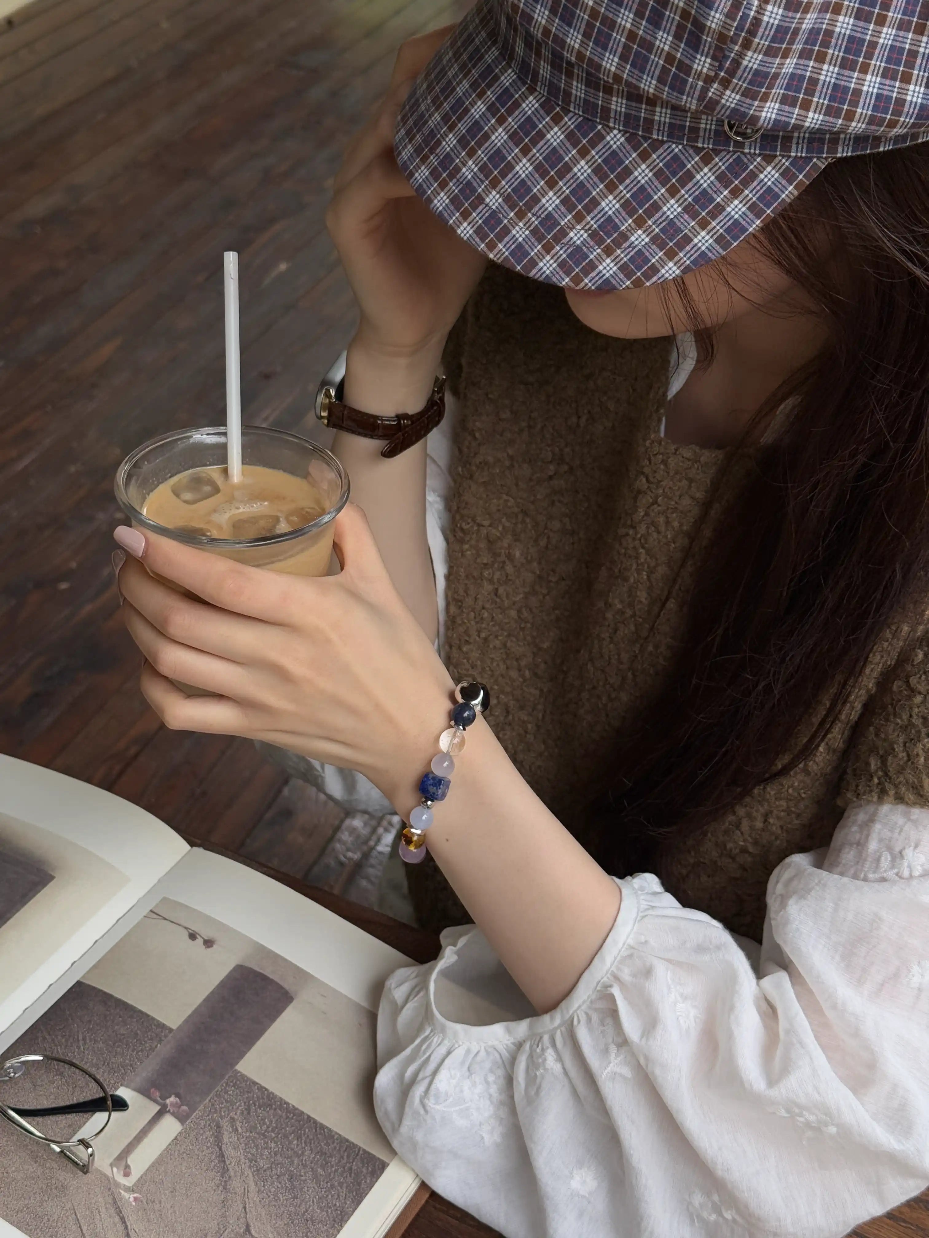 The Anchor | Sodalite · Blue Lace Agate · Amber