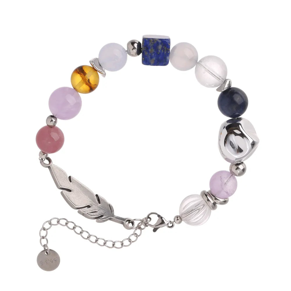 The Anchor | Sodalite · Blue Lace Agate · Amber