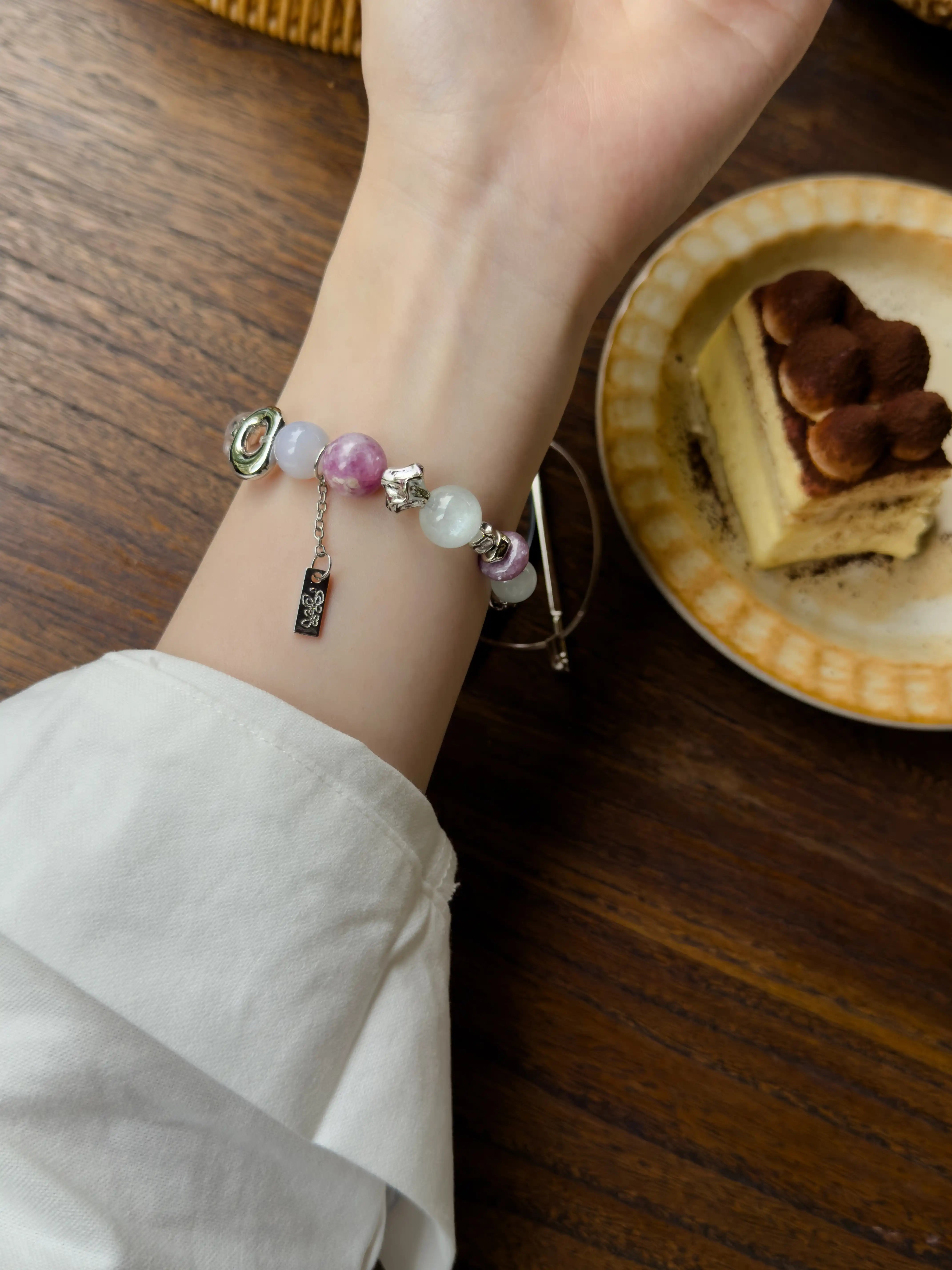 The Stillness | Aquamarine · Blue Agate · Lepidolite