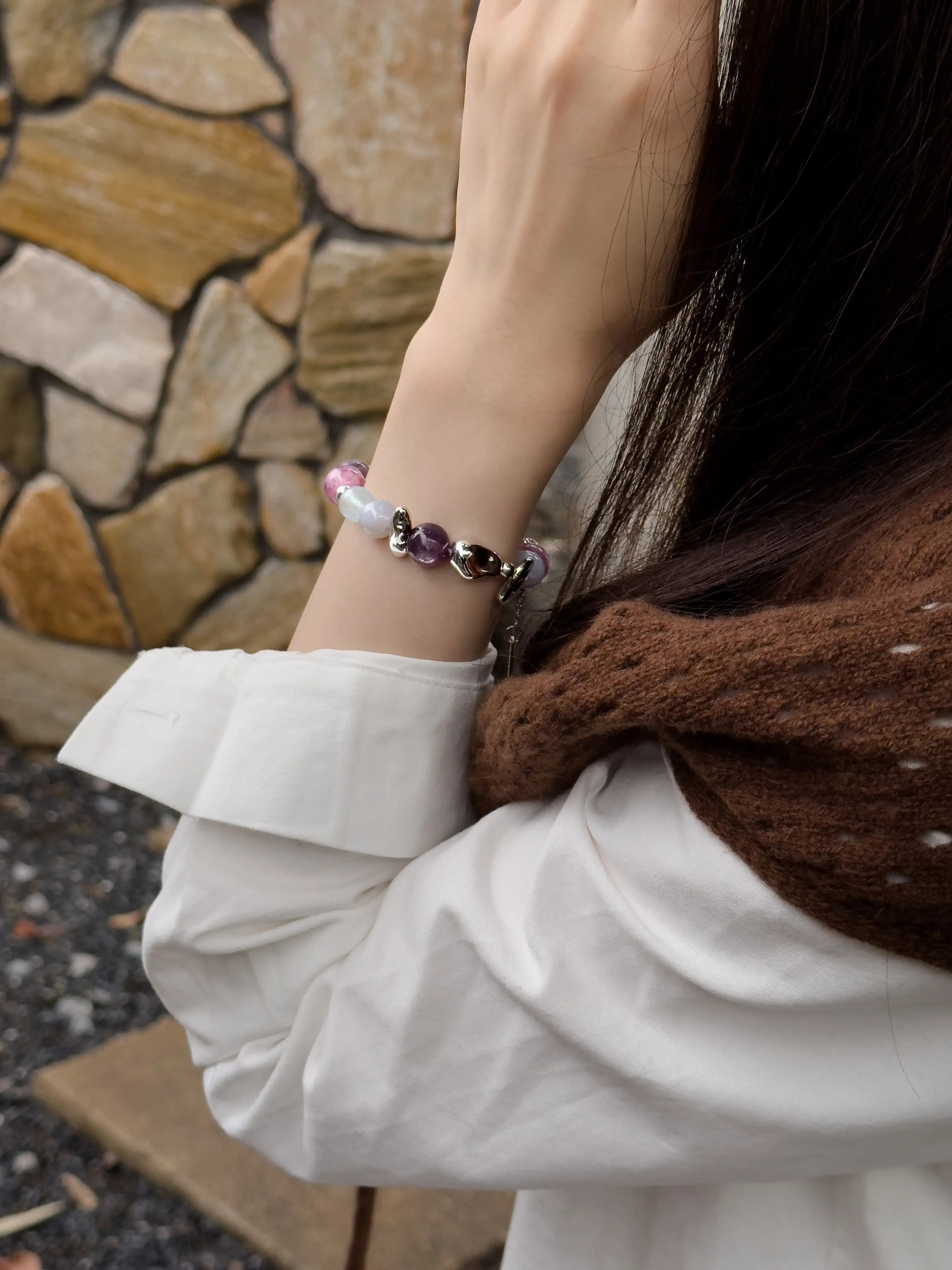 The Stillness | Aquamarine · Blue Agate · Lepidolite