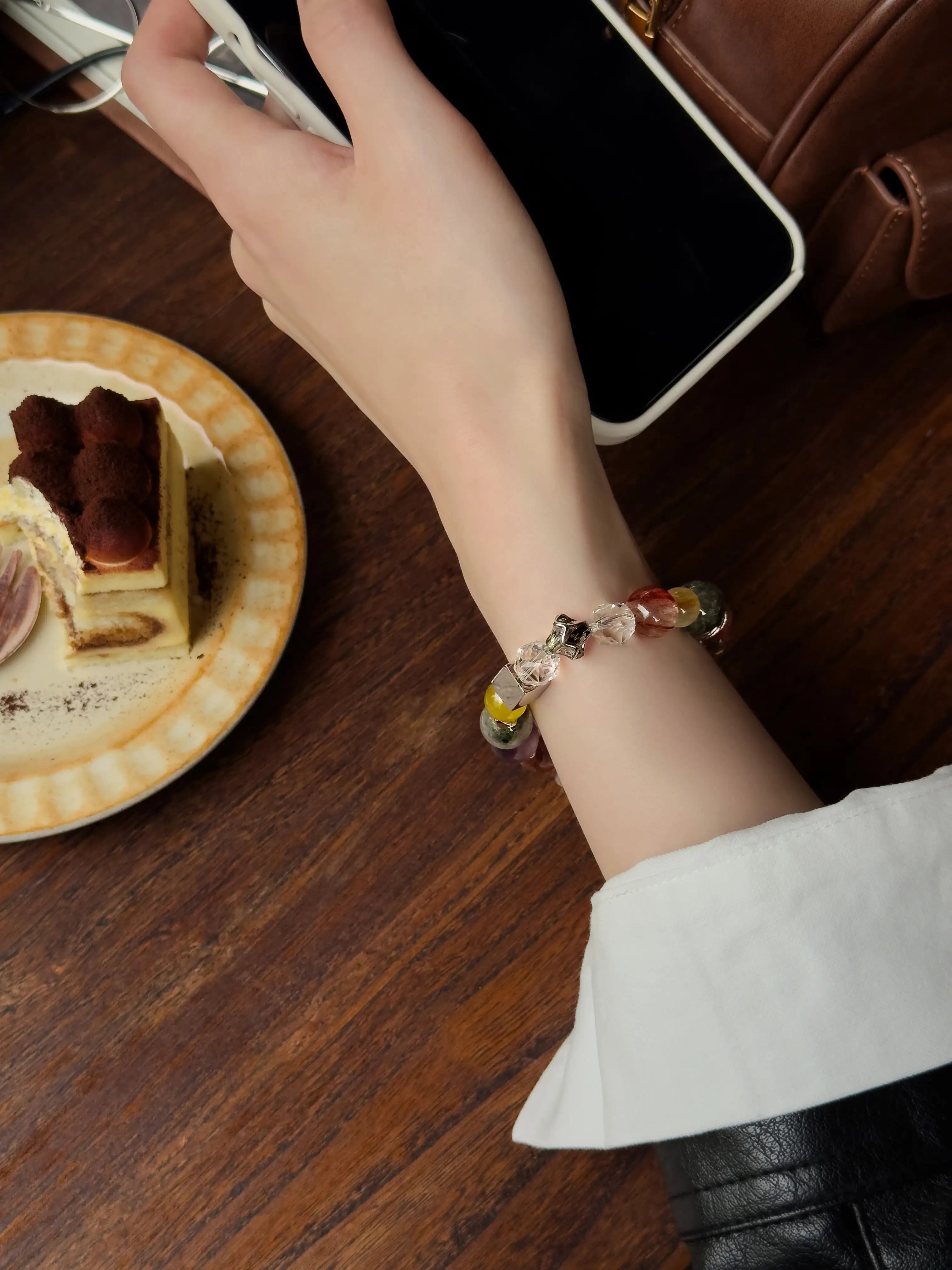 The Trifecta | Green Phantom · Gold Rutilated Quartz · Super Seven