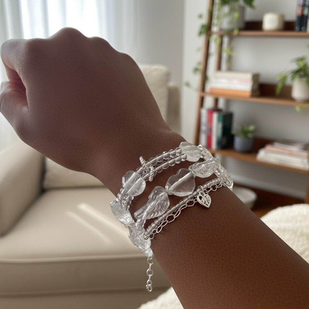 Angel’s Embrace – White Crystal Design