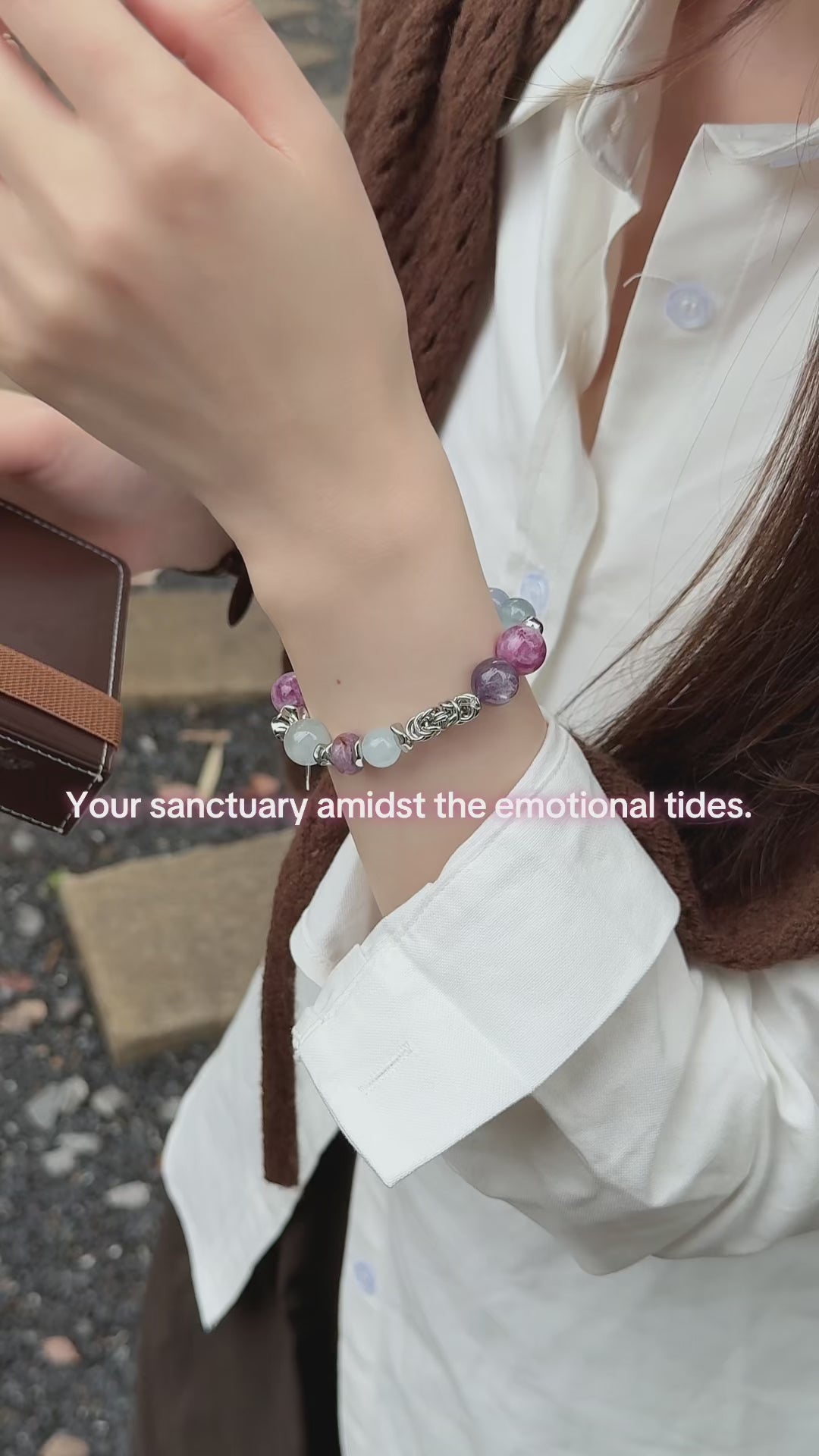 The Stillness | Aquamarine · Blue Agate · Lepidolite