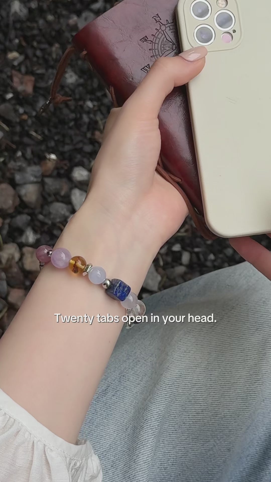 The Anchor | Sodalite · Blue Lace Agate · Amber