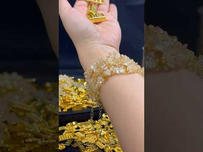 Citrine Chip Bracelet